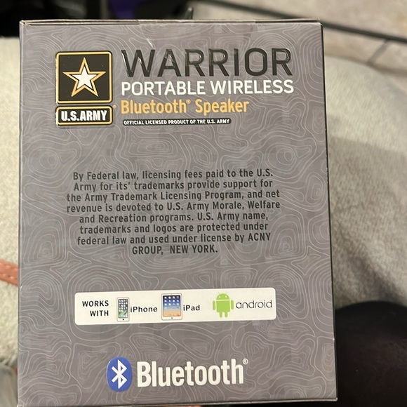 Warrior;portable wireless Bluetooth speaker;US Army, rechargeable;highsound qual - Picture 4 of 6